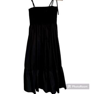 BUCKETLIST‎ women’s dress large NWT black maxi